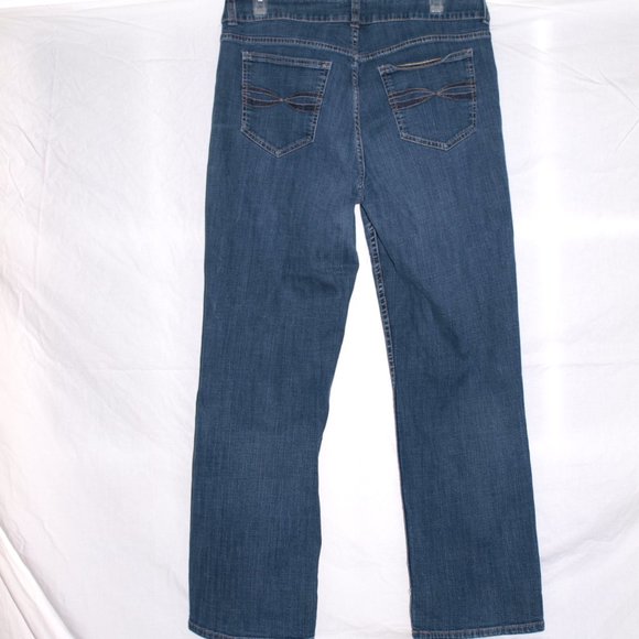 Riders By Lee Mid Rise Straight Leg Women Jeans Size 33 X 29 - Picture 2 of 2